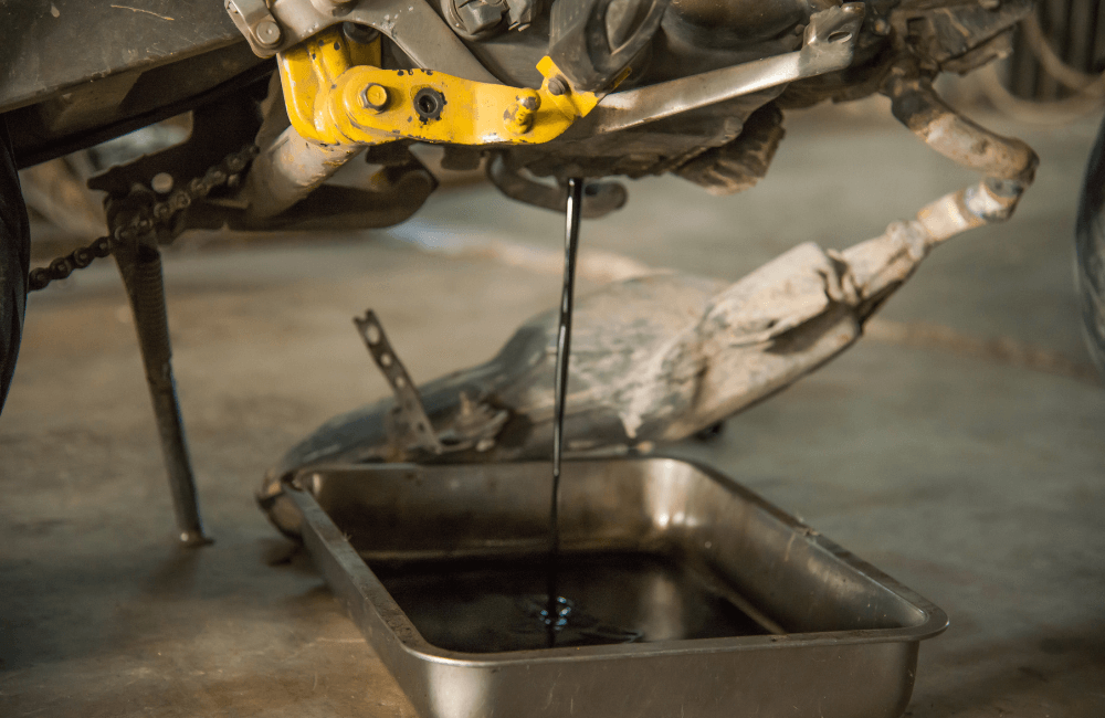 Motorcycle engine oils and fluids