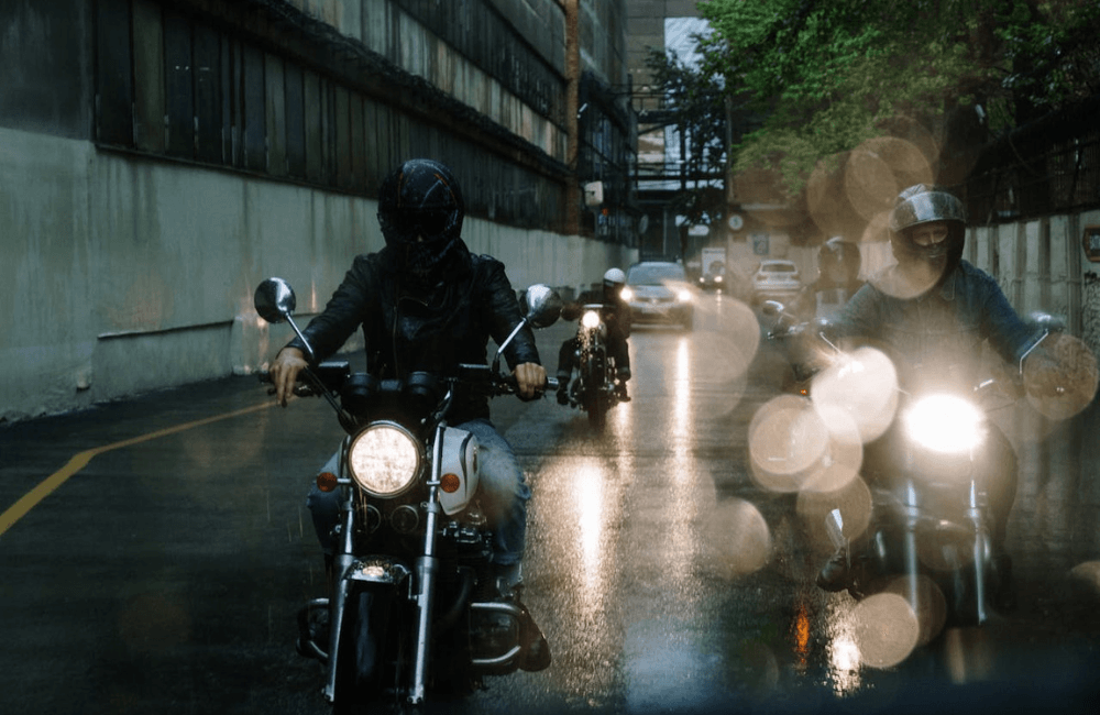 Wet weather riding